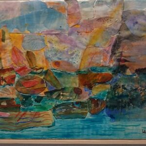 Collage abstracto El puerto