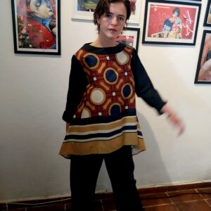 Bluson con dibujos geometricos