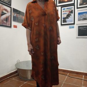 Vestido kaftan estampado