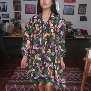 Vestido estampado africano