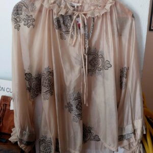 Blusa de gasa boho chic